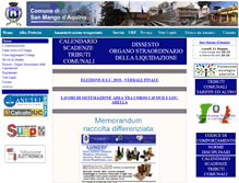Tablet Screenshot of comunedisanmangodaquino.it